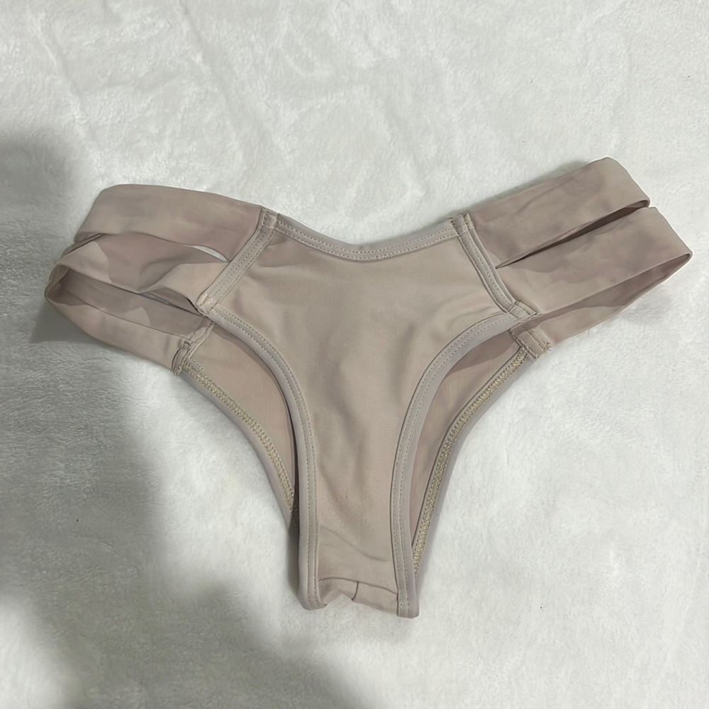 Cheeky Beige Montce Swim Bottoms